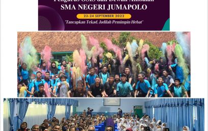SMA NEGERI JUMAPOLO MENGADAKAN LATIHAN DASAR KEPEMIMPINAN (LDK) PENGURUS OSIS DAN DEWAN AMBALAN  PERIODE TAHUN 2022/2023