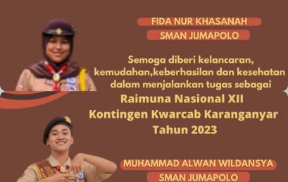 SISWA SMA NEGERI JUMAPOLO MENGIKUTI KEGIATAN RAIMUNA NASIONAL XII TAHUN 2023