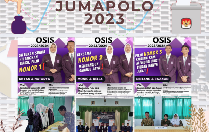 PEMILIHAN KETUA DAN WAKIL KETUA OSIS MASA BAKTI 2023/2024 SMA NEGERI JUMAPOLO