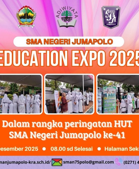 EDUCATION EXPO KAMPUS SMA NEGERI JUMAPOLO DORONG MINAT SISWA LANJUT PERGURUAN TINGGI