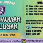 PENGUMUMAN KELULUSAN MURID KELAS XII SMA NEGERI JUMAPOLO TAHUN AJARAN 2025/2026